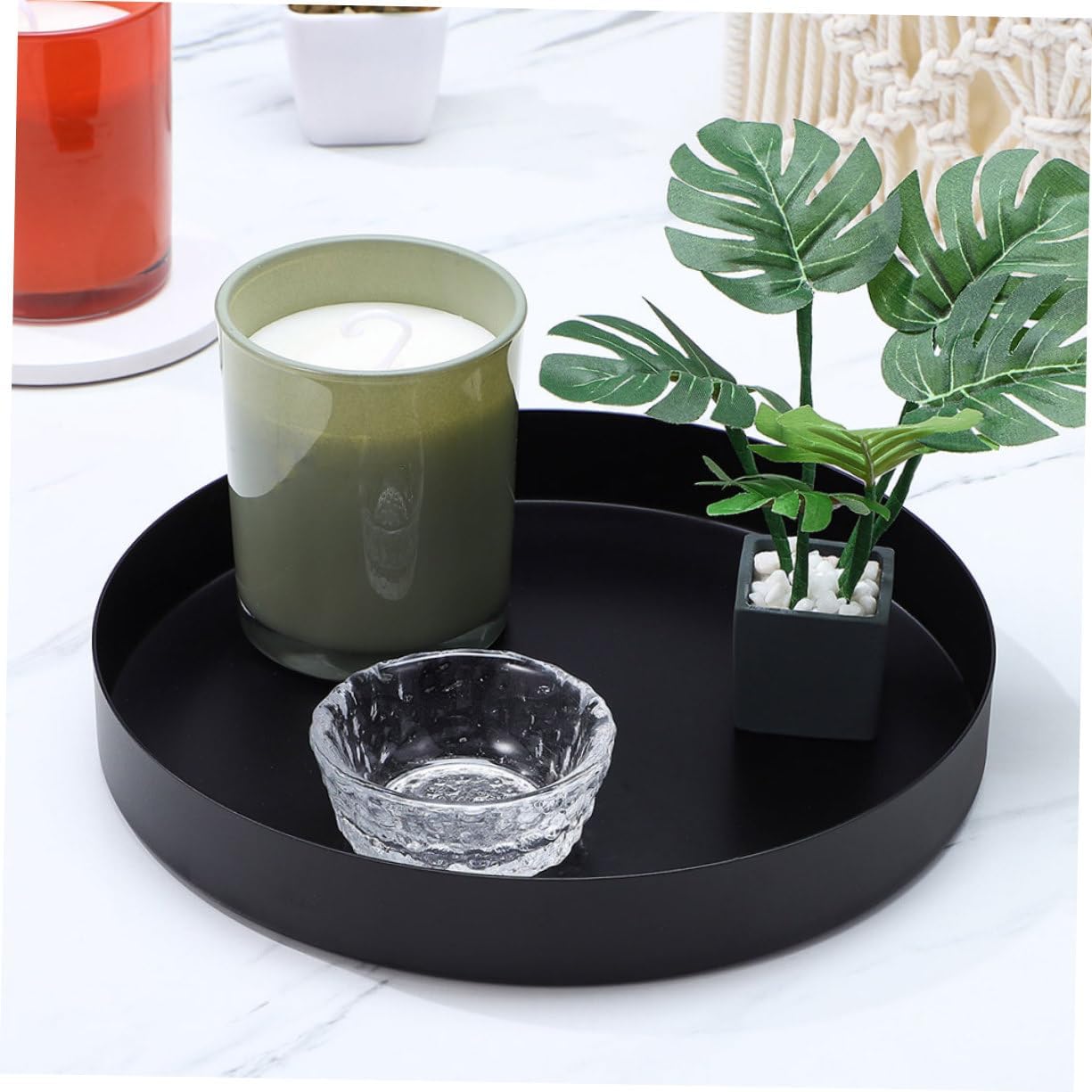 ABOOFAN Stainless Steel Decorative Storage Tray