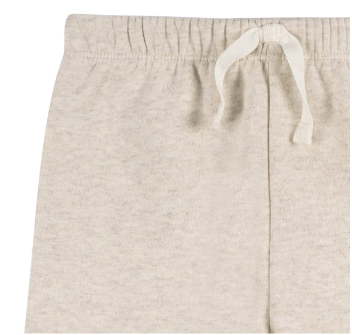 2-Piece Neutral Oatmeal Fleece Christmas Set for Baby Toddler