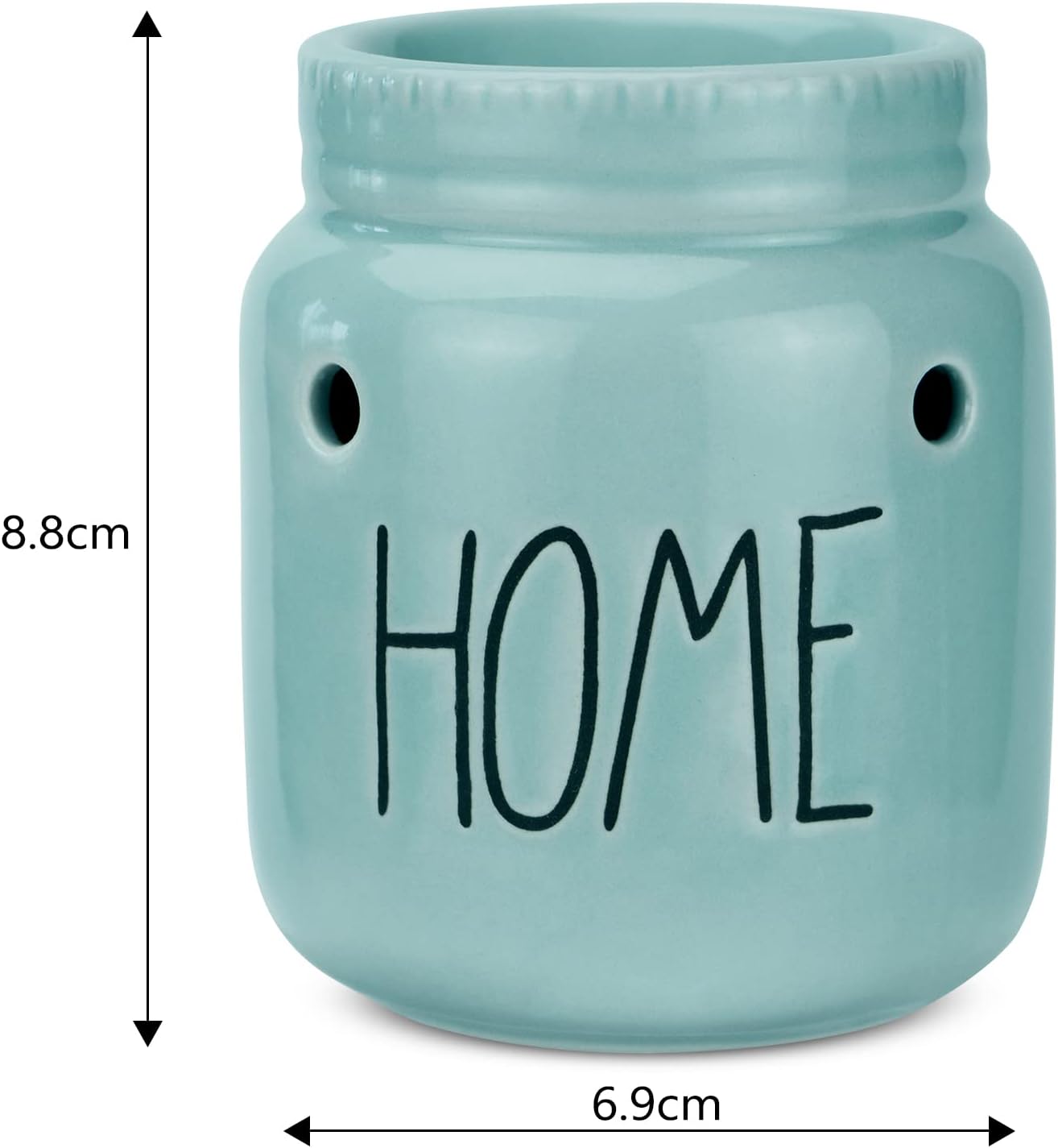 STAR MOON Ceramic Wax Melt Warmer with Macaron Blue