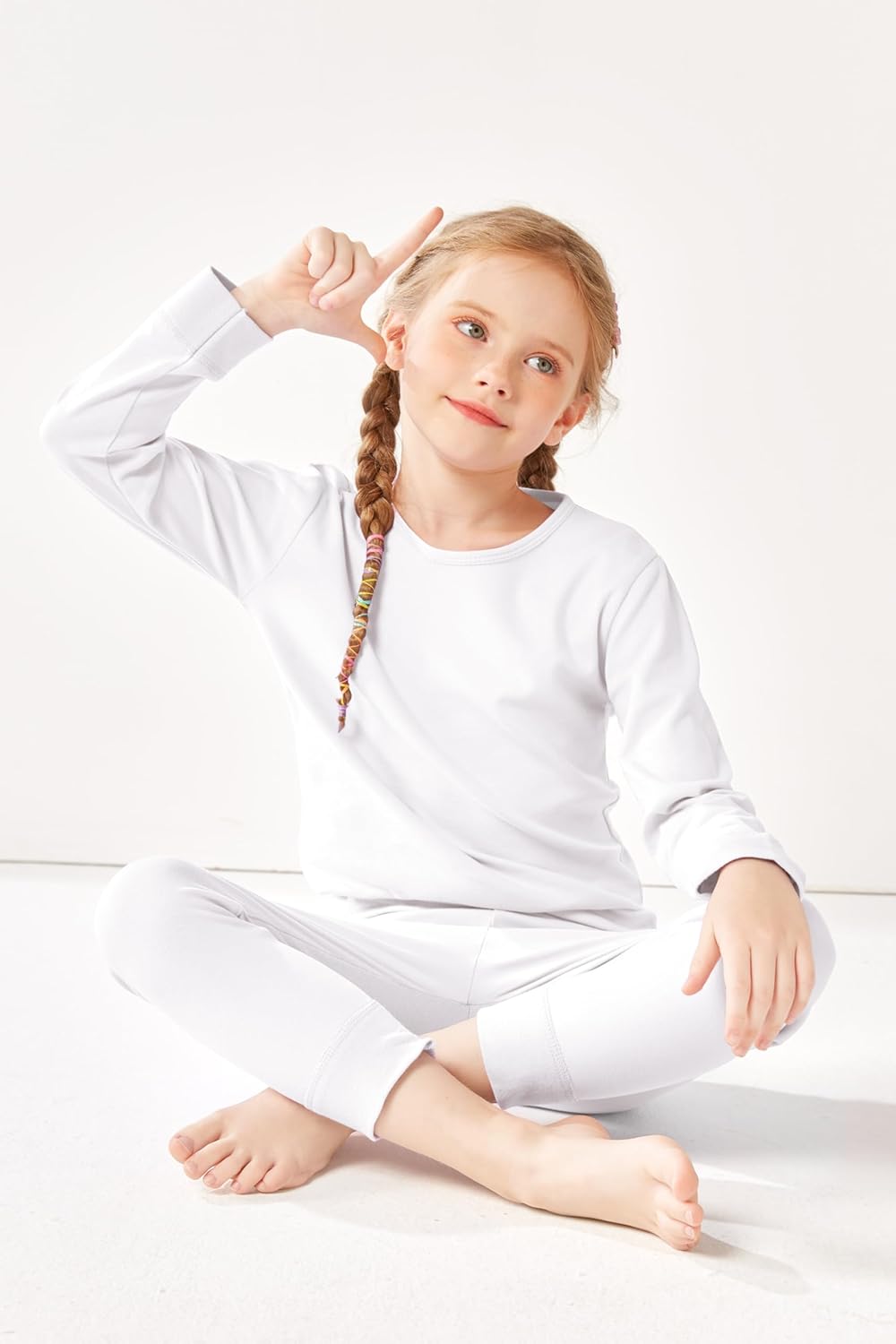 Resinta Girls Thermal Underwear Set Winter Warm Base Layer