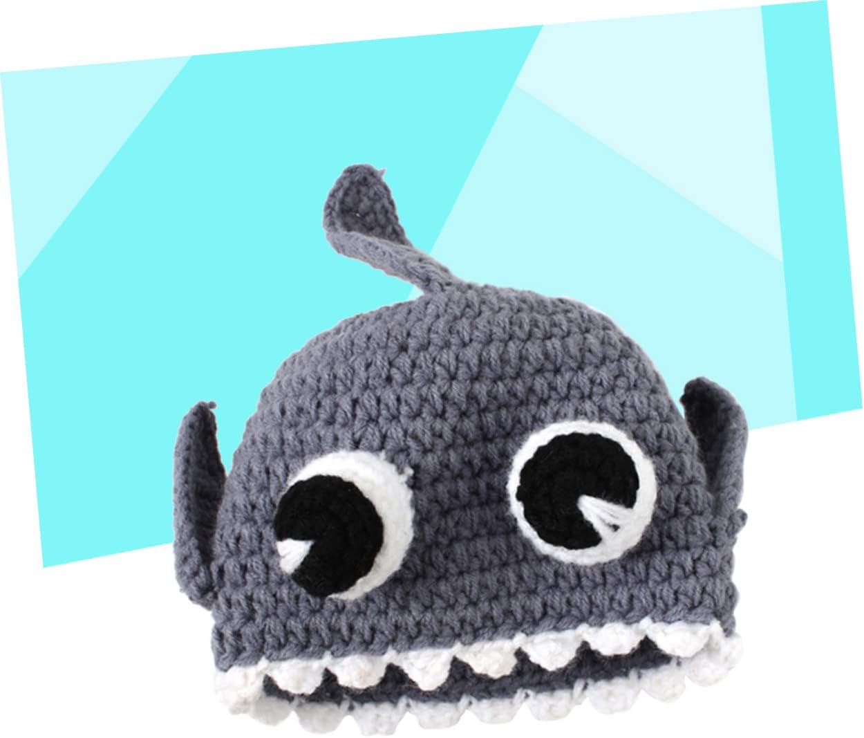 CALLARON Shark Design Baby Knit Cap Winter Hat