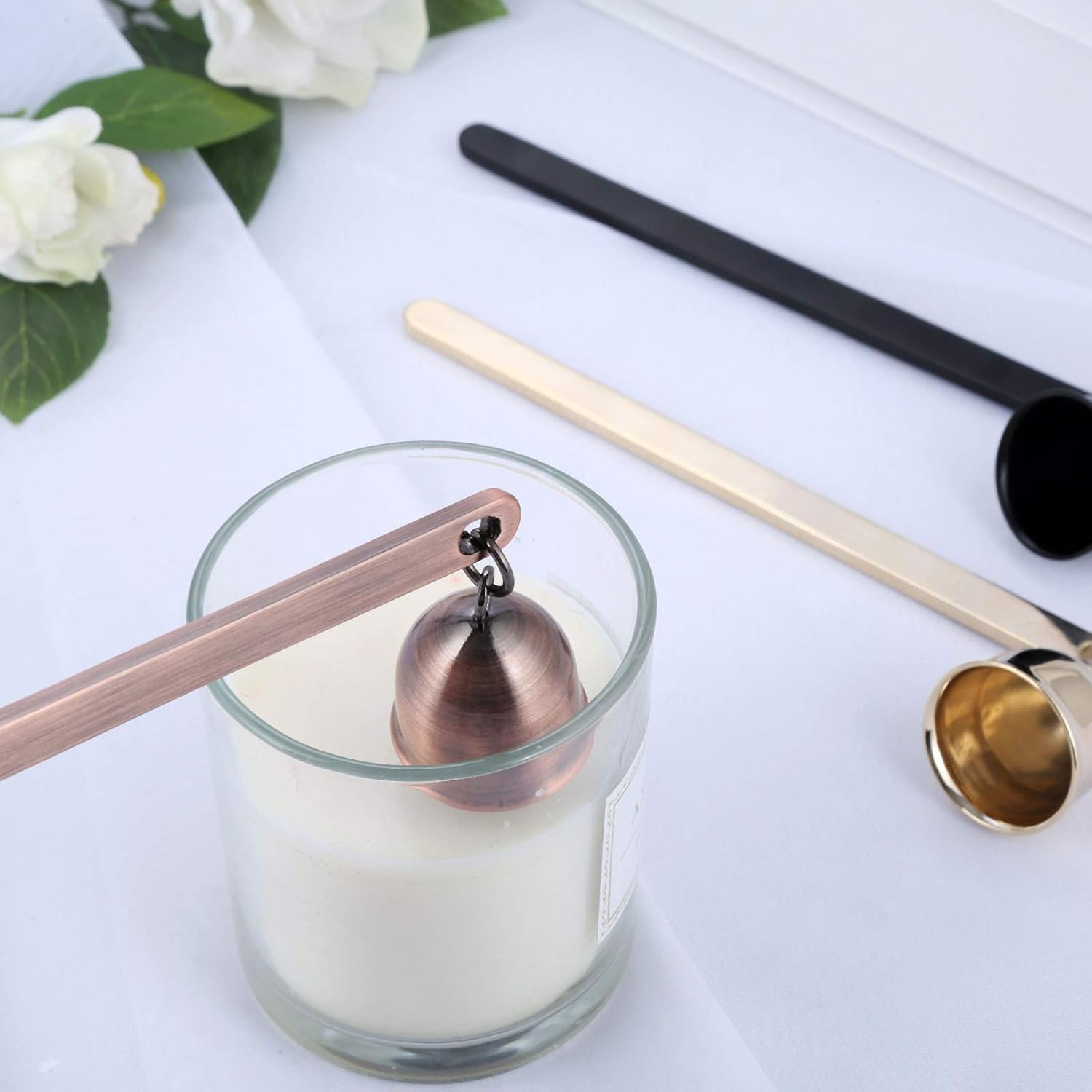 MUXSAM 4 in 1 Candle Accessory Set - Red Bronze 1