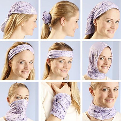 KALILY 12PCS Headband Bandana - Face Shield Headwrap Scarf Neck Gaiter Hair Band 1