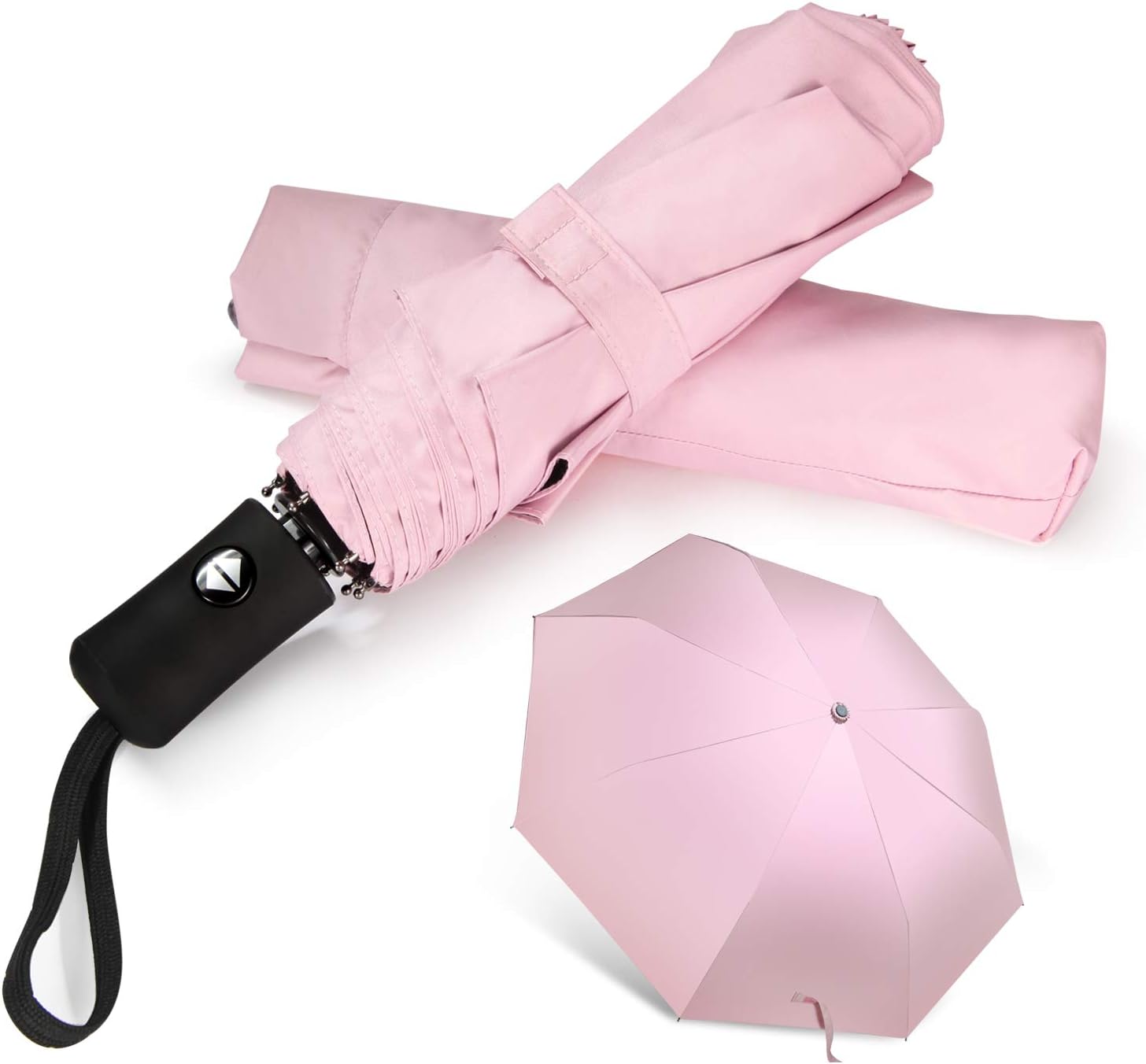Shinok Compact Folding Sun Umbrella Lightweight Auto Open Close for Women 1