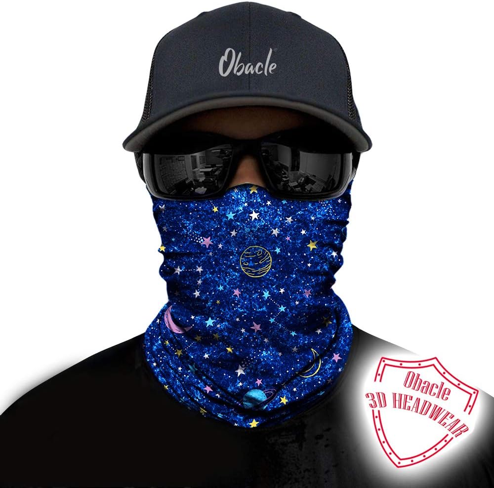 Obacle Seamless Bandana Rave Mask for Wind Dust Sun Protection