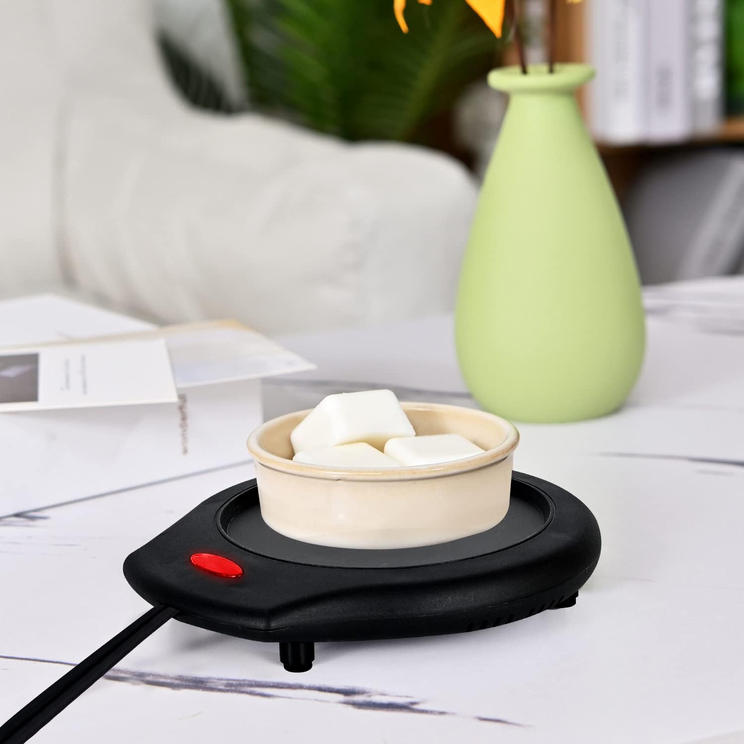 ASAWASA Candle Warmer Plate and Mug Warmer