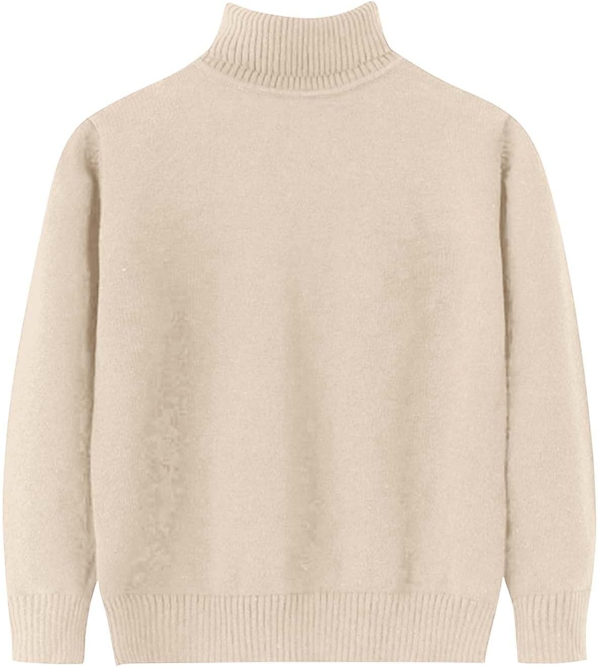 Kids Winter Fleece Turtle Neck Sweater for Fall