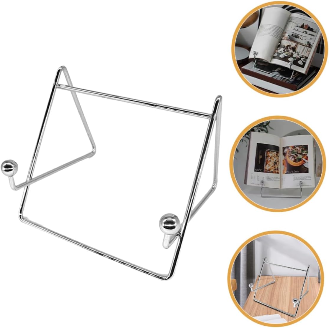 PRETYZOOM 2pcs Desk Phone Stand and Plate Display Easel