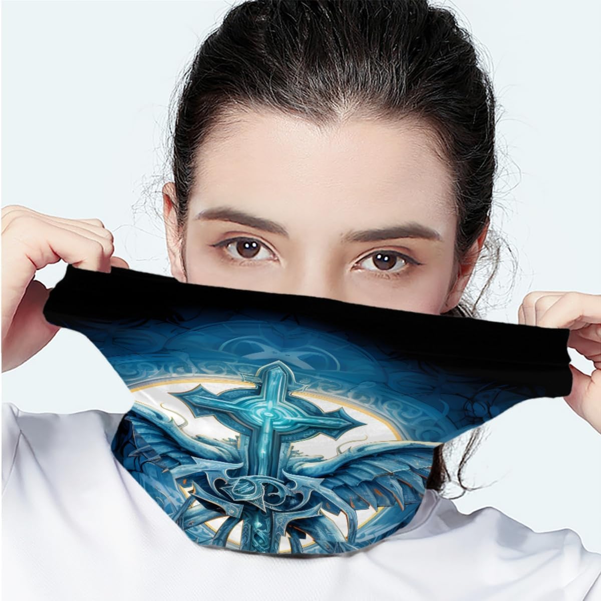 GLUDEAR Galaxy Print Face Bandana Multi-Function Accessory