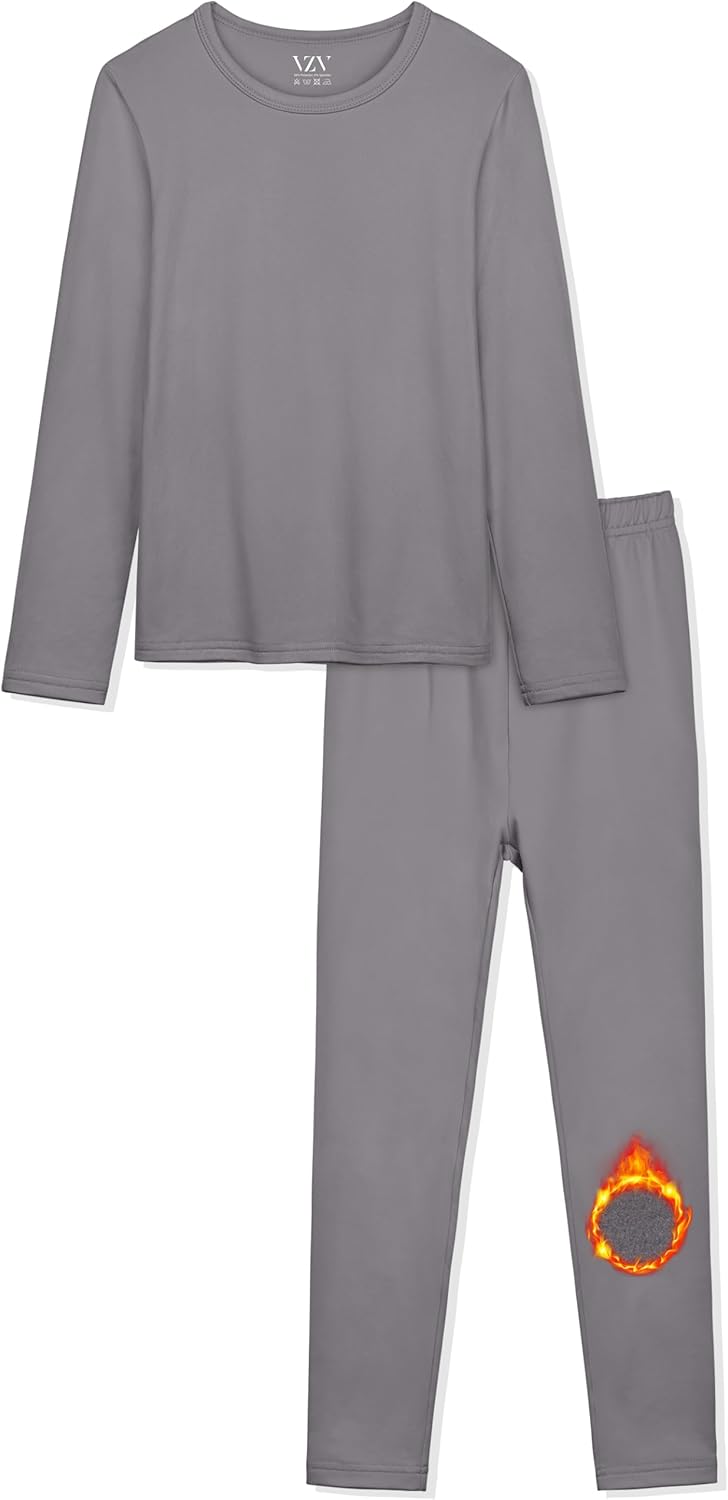 VZV Girls Thermal Underwear Set for Winter