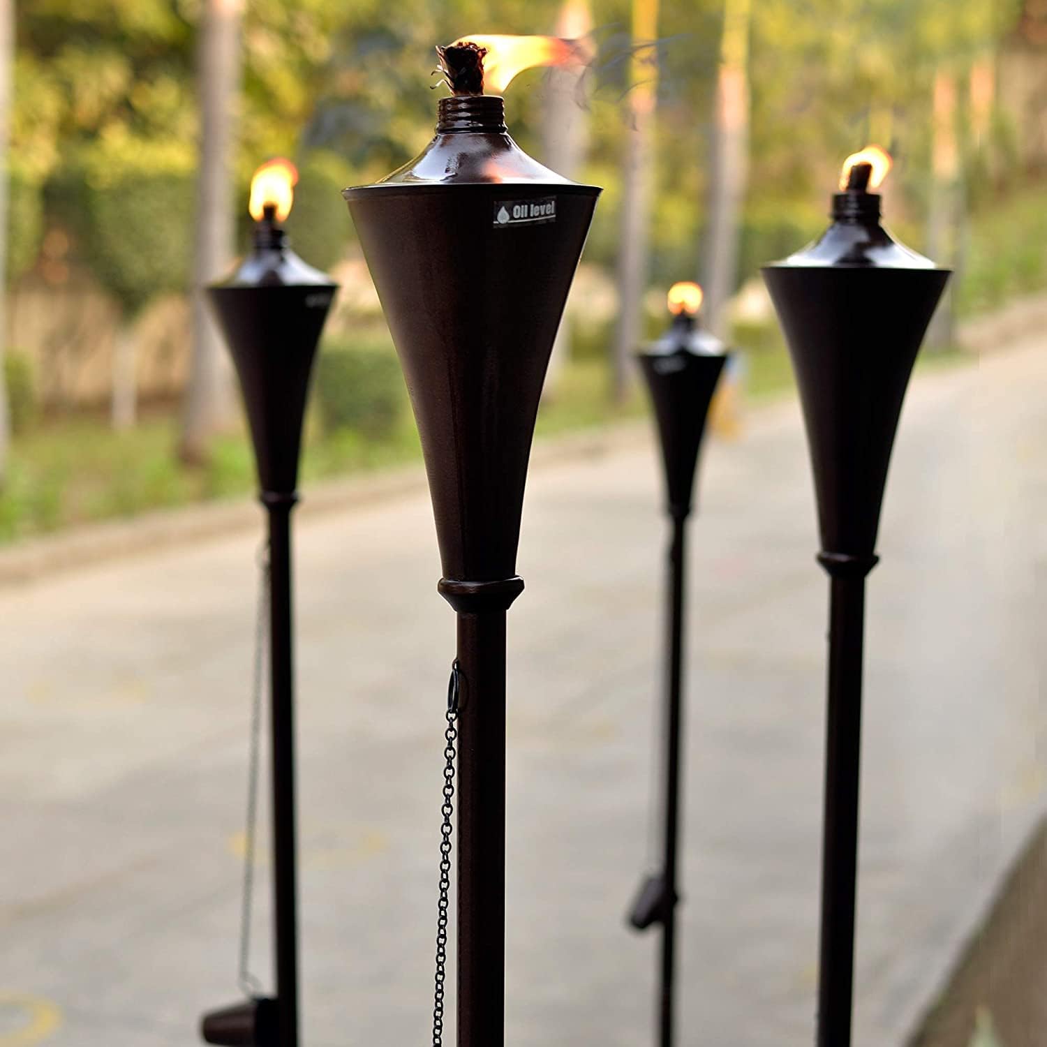 Deco Window 12 Pcs Fiberglass Tiki Torch Wick