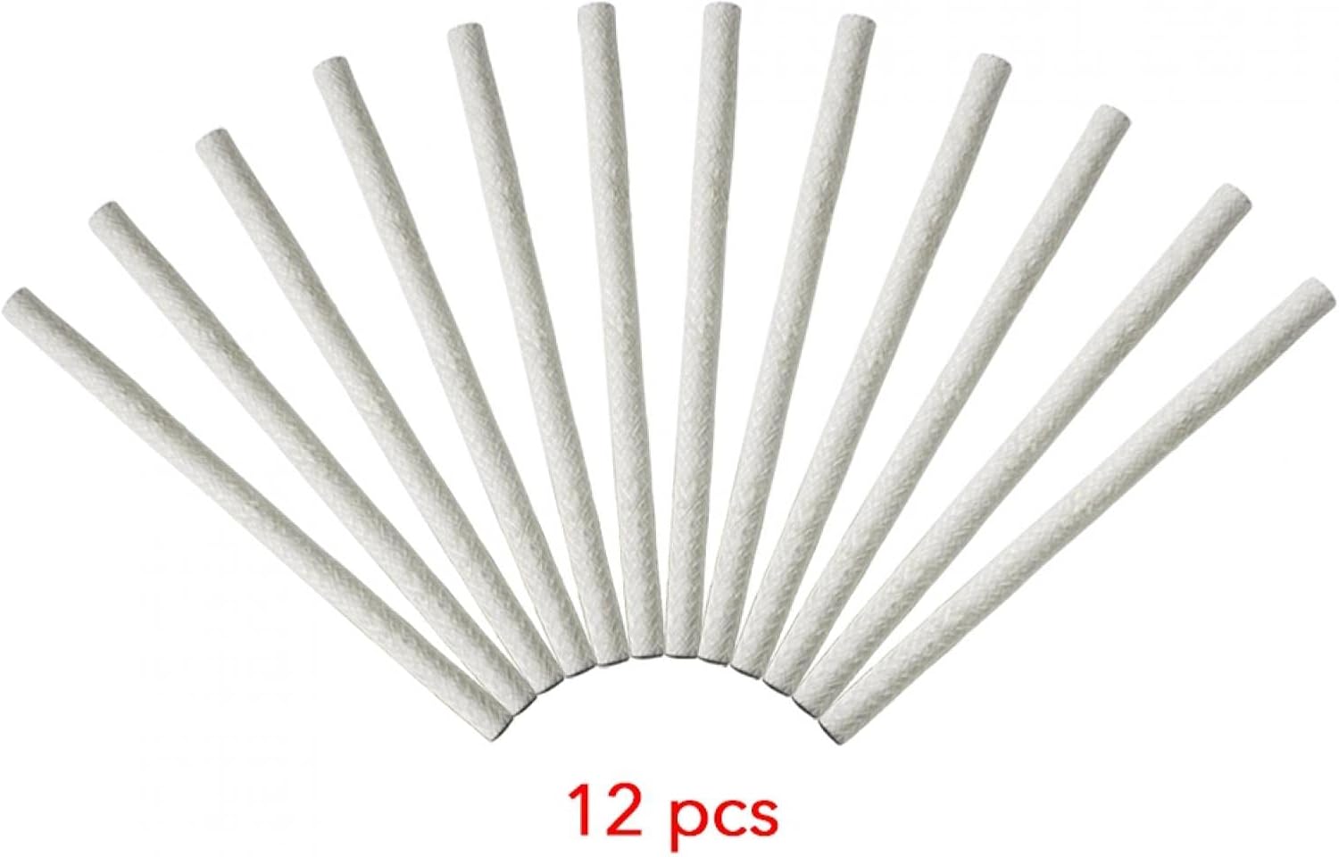 Joyzan Fiberglass Replacement Wicks for Oil Lamps and Lanterns 12Pcs