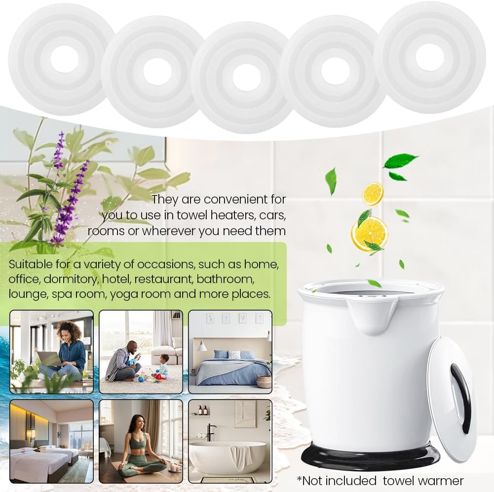 30pcs Fragrance Discs for Towel Warmers 6 Flavors