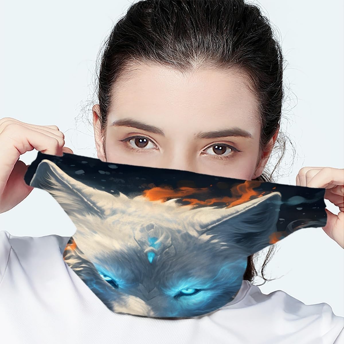 DUOLIFU Seamless Face Mask Bandana for Men Women