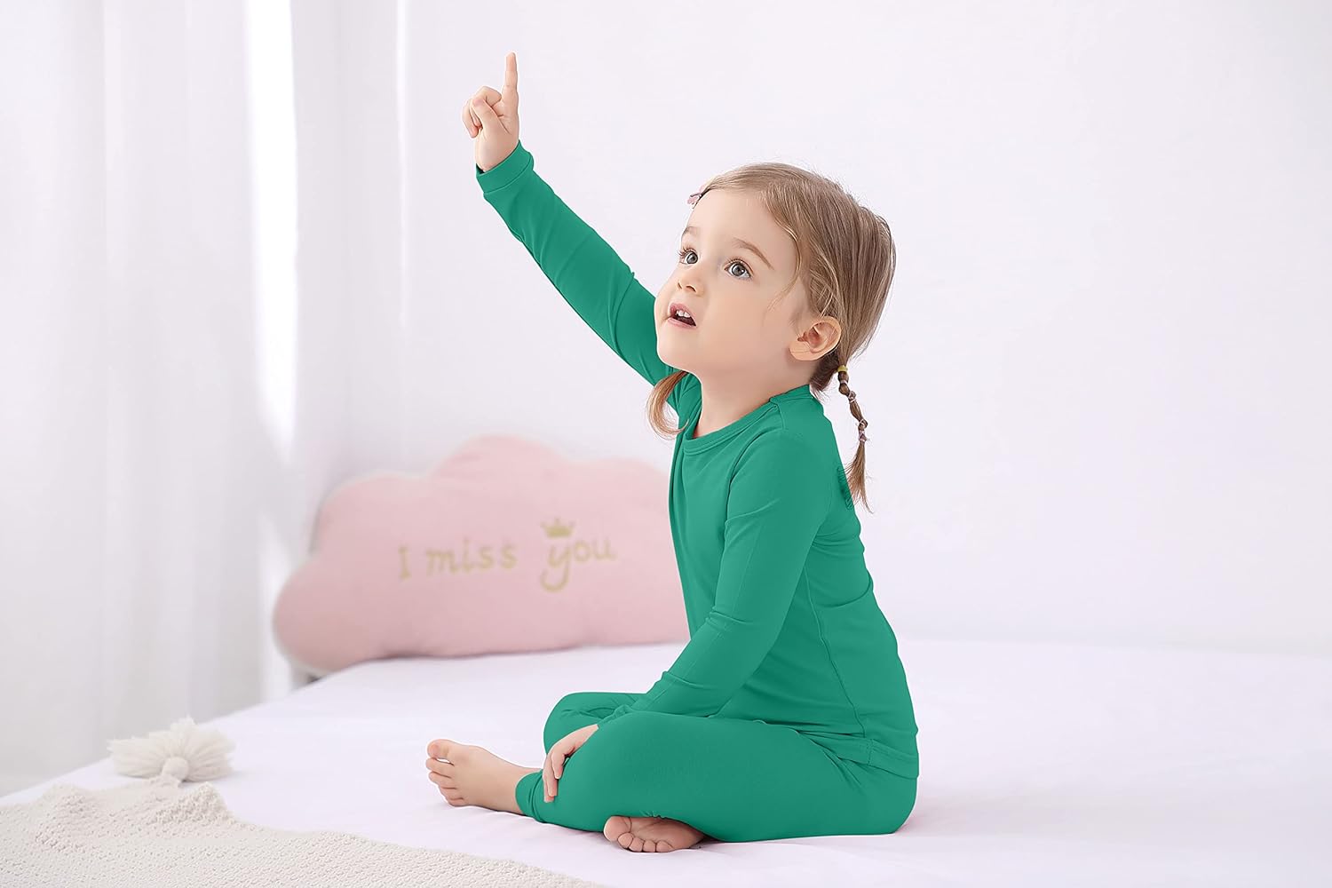 GUISBY Bamboo Rayon Pajamas Set for Kids