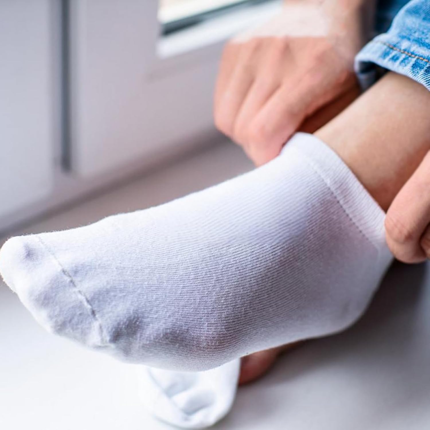 24 Pairs Kids Ankle Socks for Boys Girls