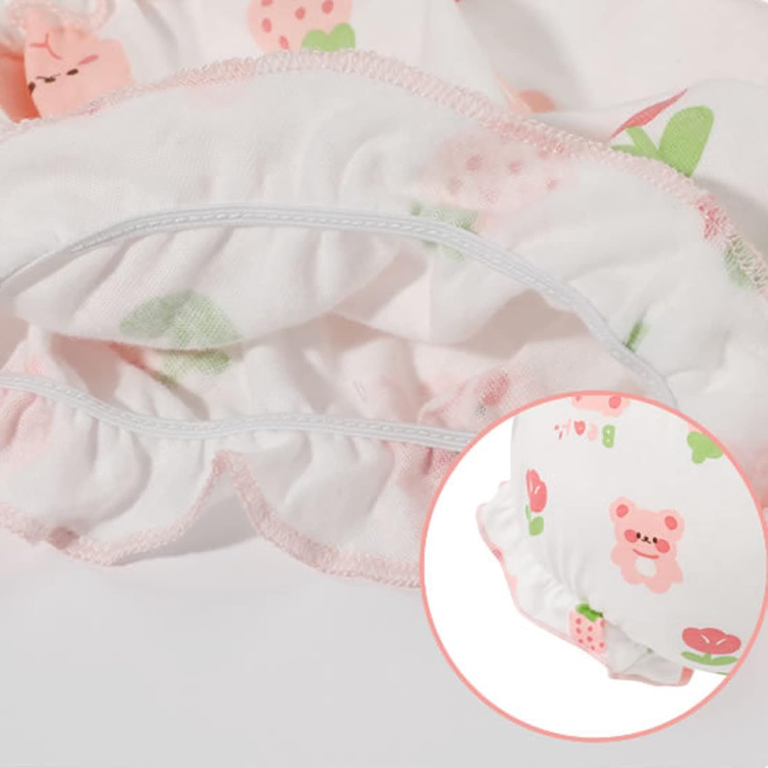 Baby Girls Diapers Covers Soft Ruffle Bloomers 6 Pack