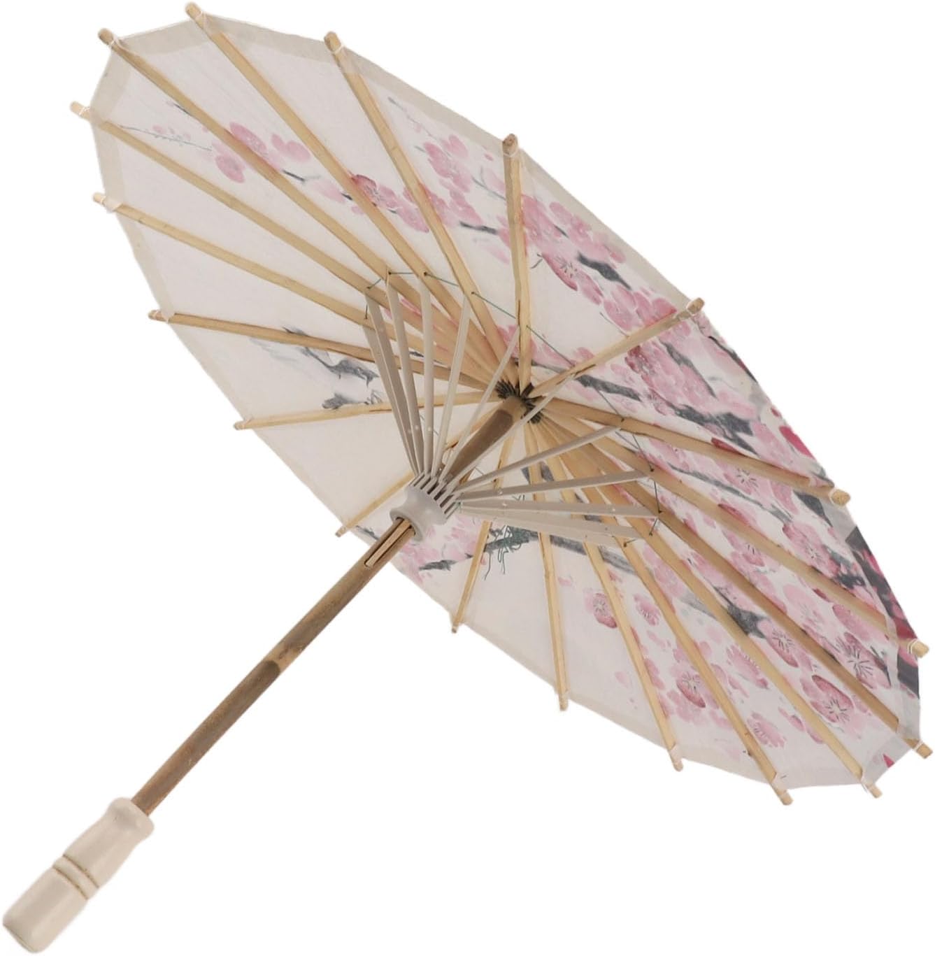 Sonew Chinese Oiled Paper Parasol with Wood Handle 1
