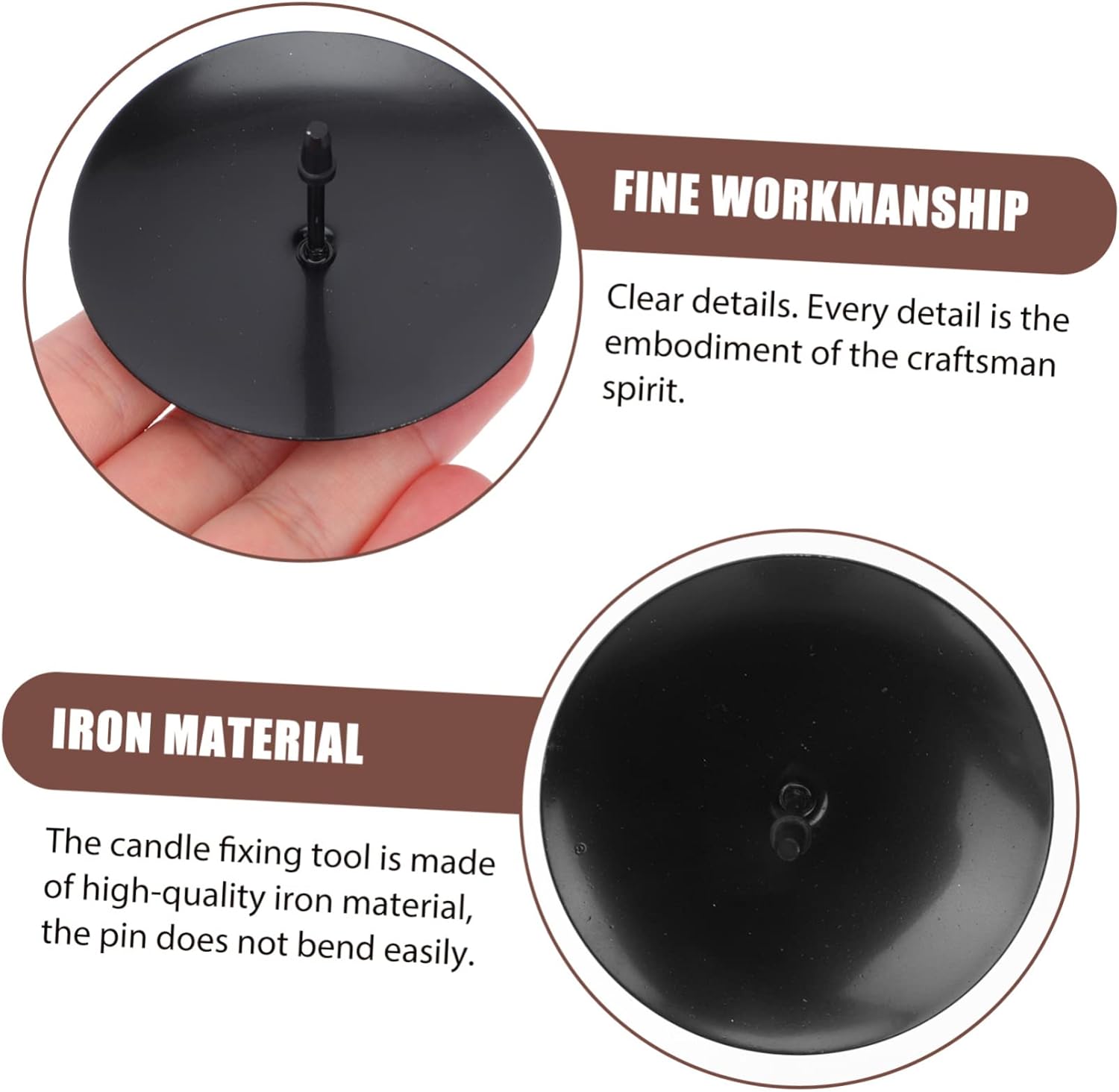 HOLIDYOYO 2 Sets Iron Candle Holders 12pcs2