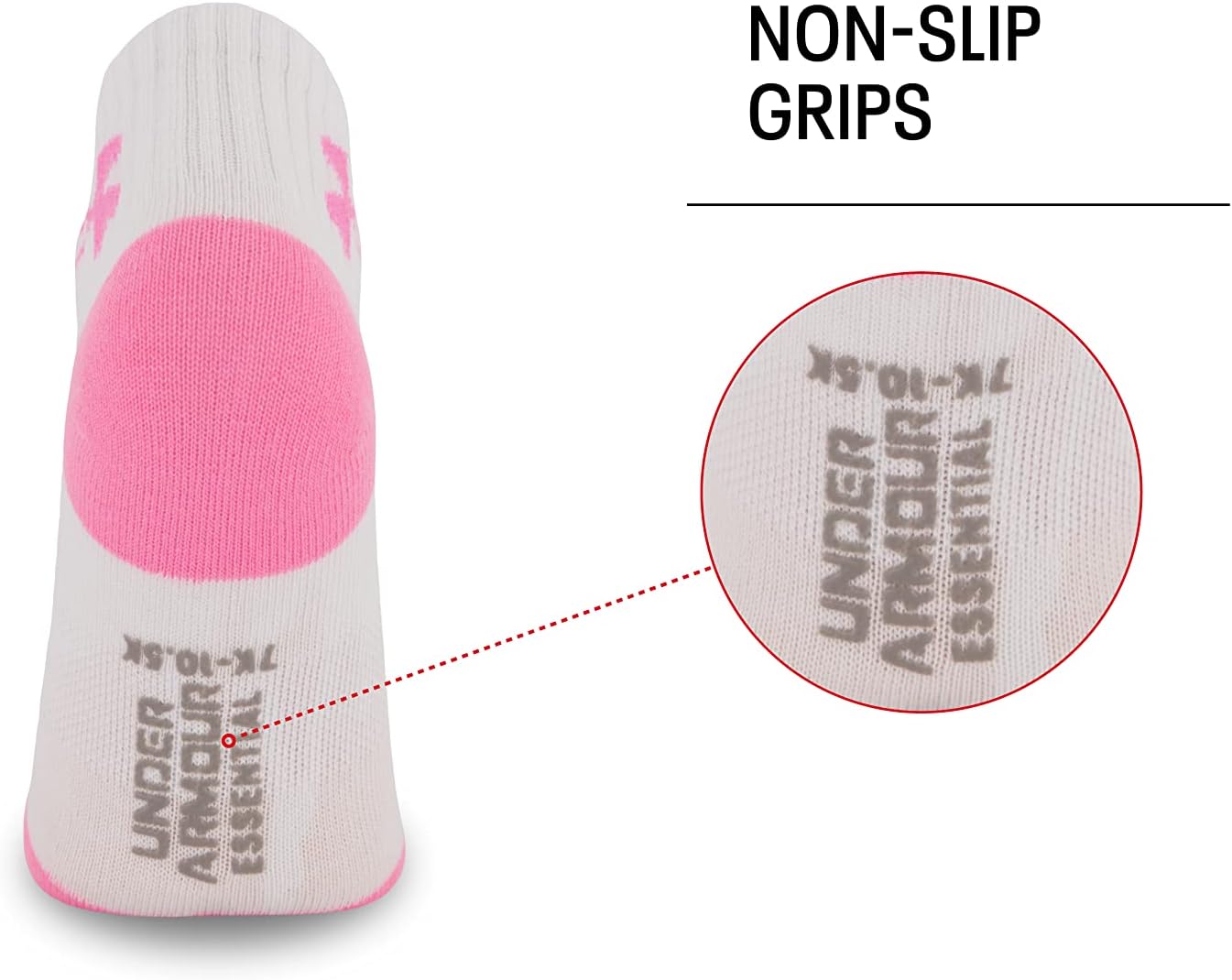 Under Armour Girls Multi Pack Quarter Sock