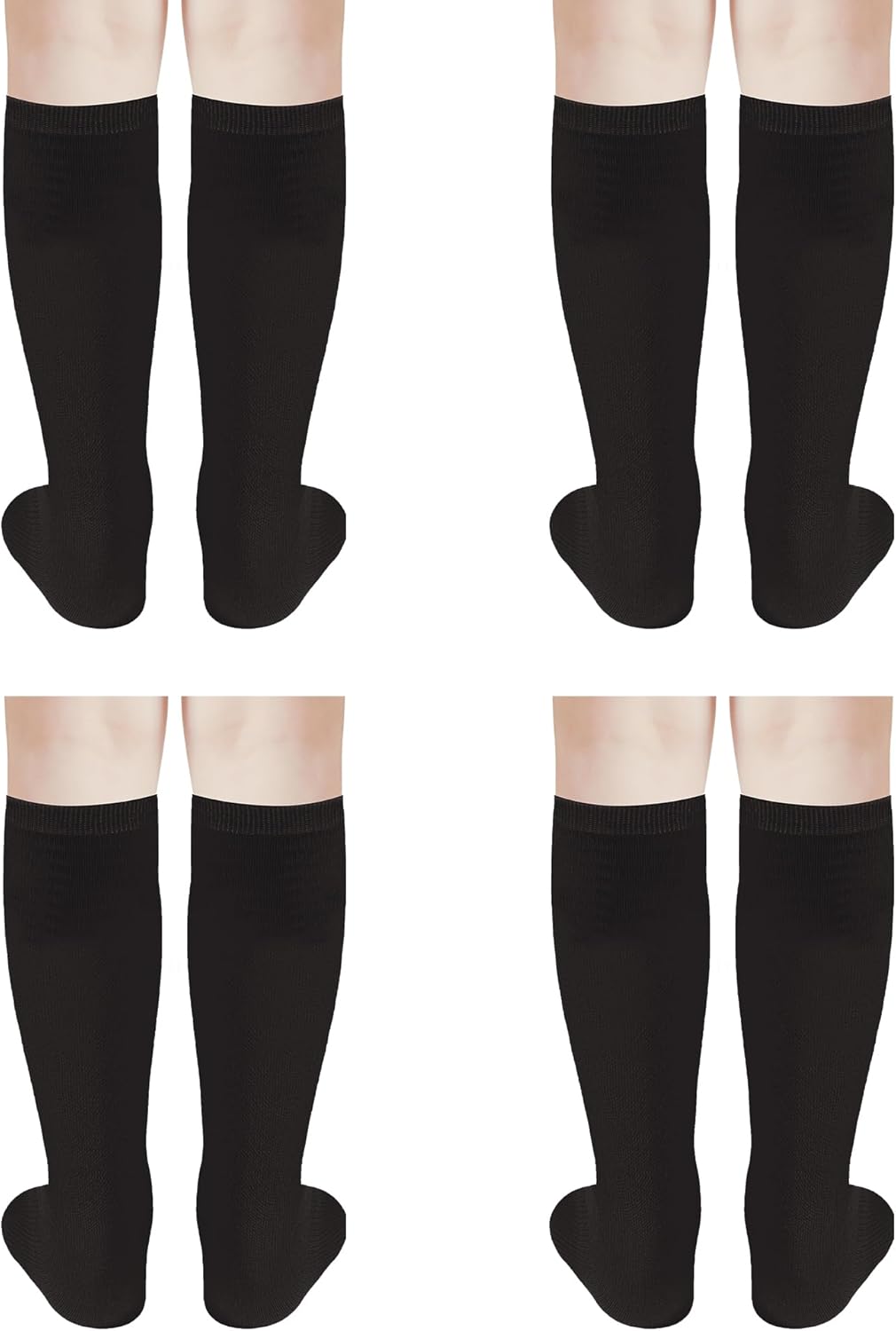 UTTPLL 4 Pairs Toddler Soccer Socks for Boys Girls