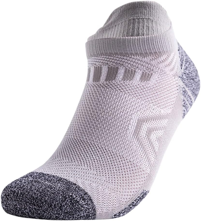 Mens Breathable Cushioned Ankle Socks with Moisture Wicking Cotton