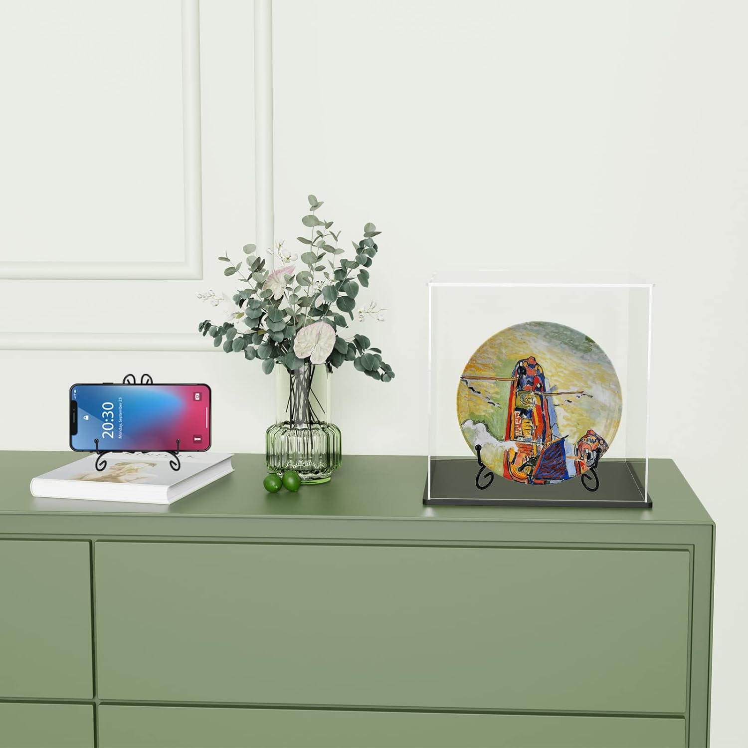 SVENJBB 6 Inch Metal Plate Stand for Display 1