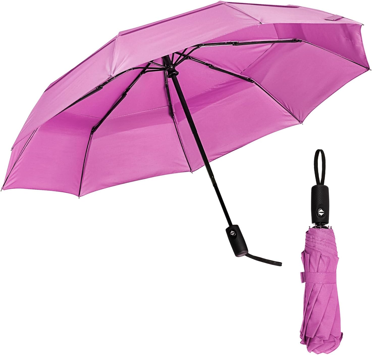Mr Pen Windproof Travel Umbrella in Violet 1