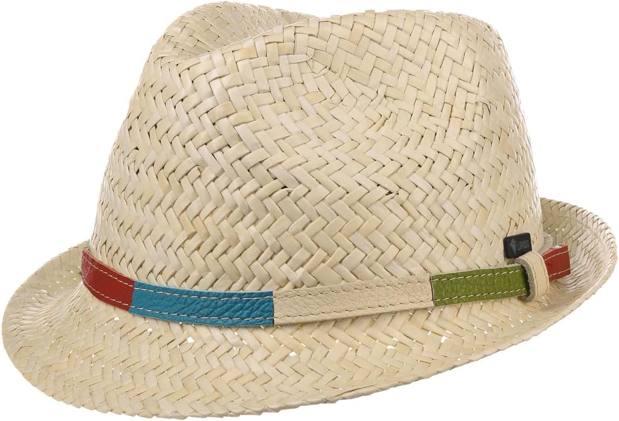 Lipodo Colour Band Kids Straw Hat - Made in Italy