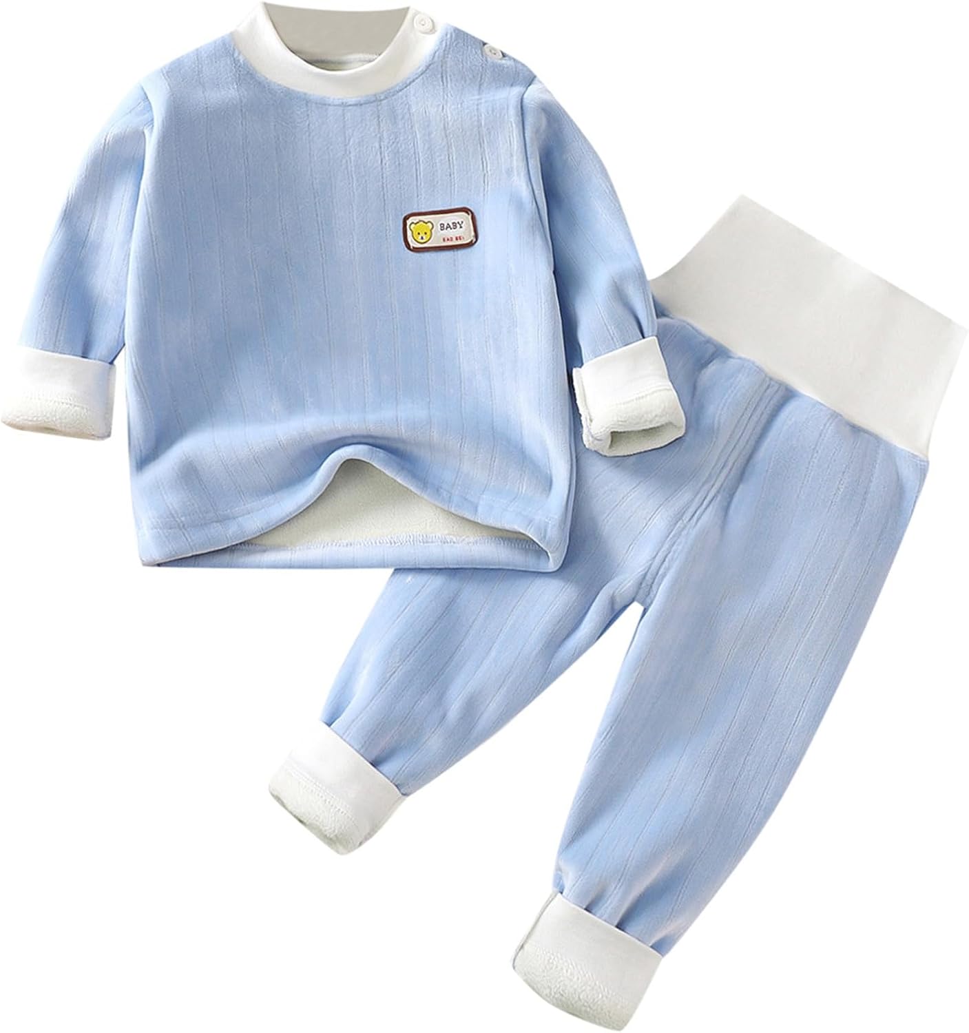 Soft Thermal Underwear Set for Baby Boys and Girls