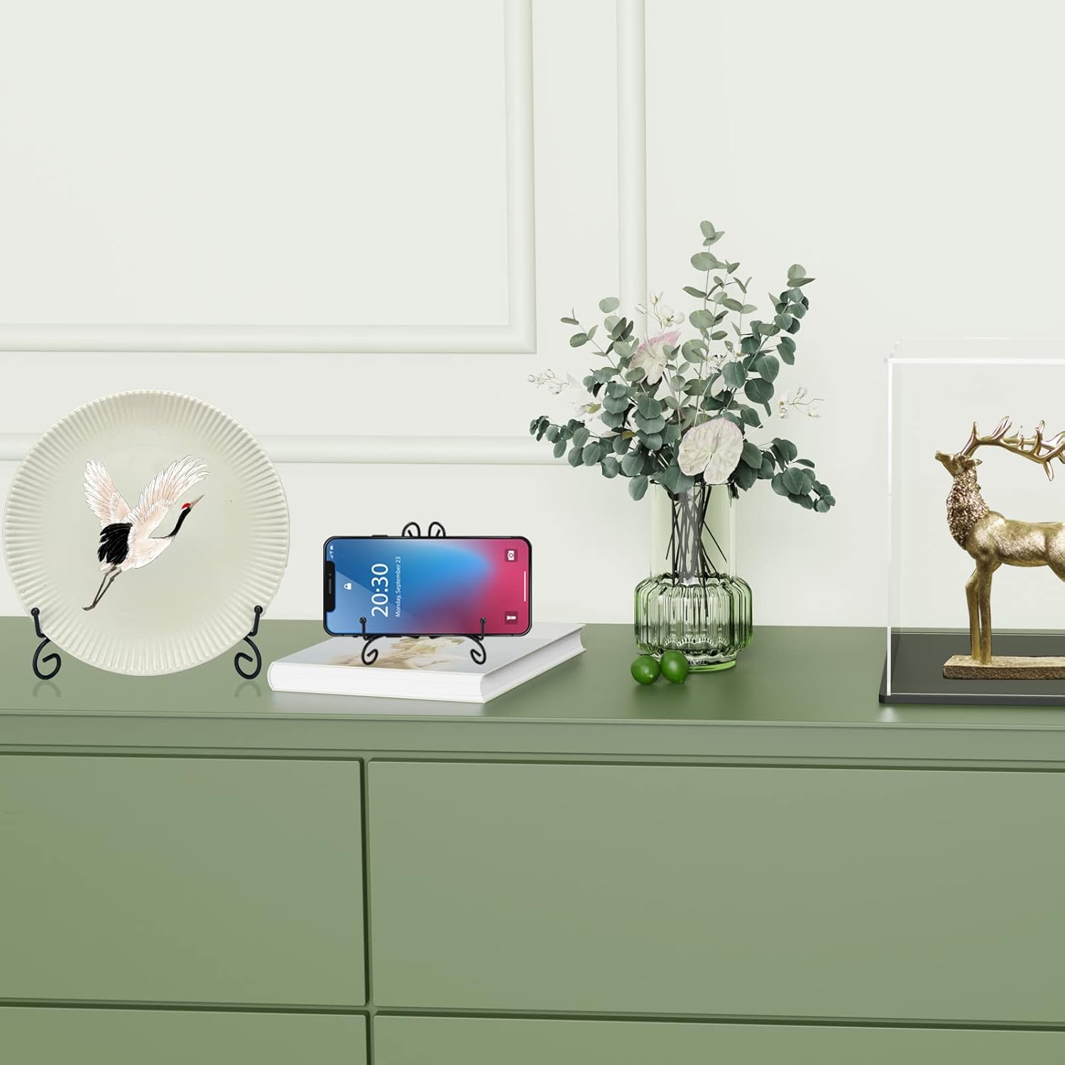 SVENJBB 6 Inch Metal Plate Stand for Display 1