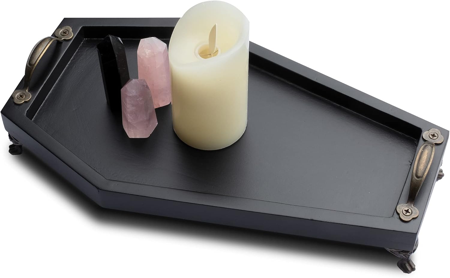 Gothic Coffin Tray - Rustic Decor for Home