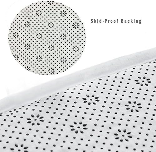 Bath Rug Ladybug Design Non-Slip Door Mat 24x16in