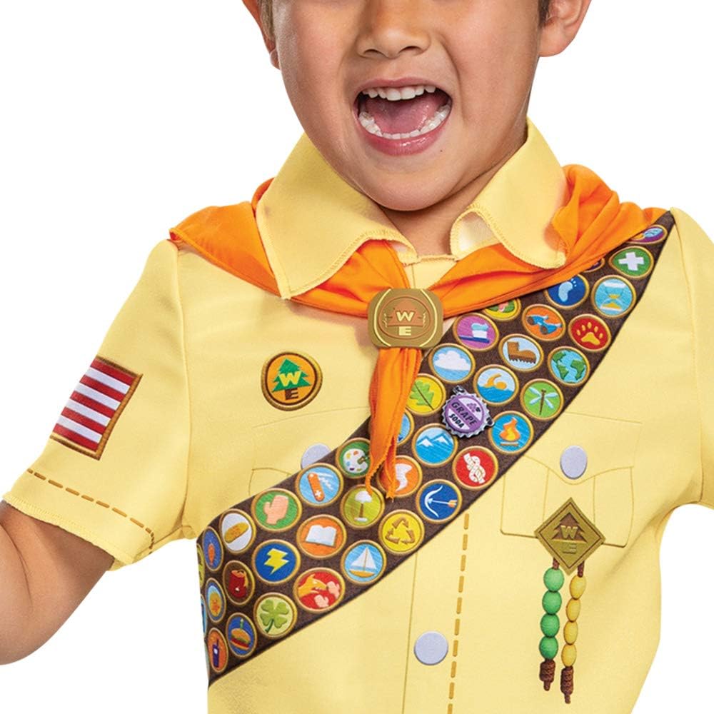 Russell from Up Costume for Kids - Official Disney Pixar Jumpsuit