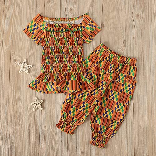 Kids African Print Dashiki Outfit for Girls