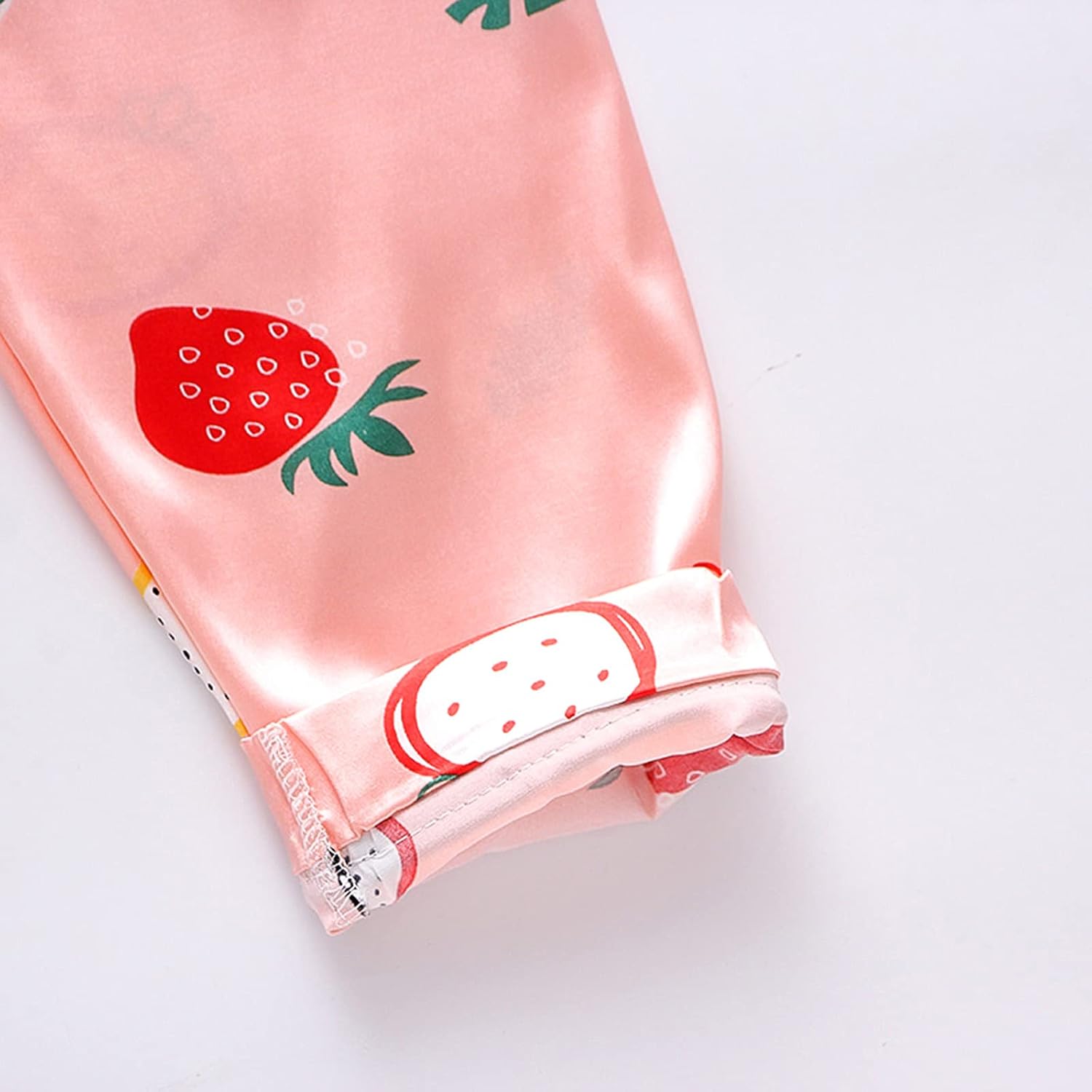 Toddler Strawberry Print 2PCS Sleepwear Set