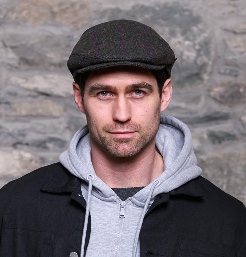Mucros Weavers Trinity Irish Flat Cap Tweed 1