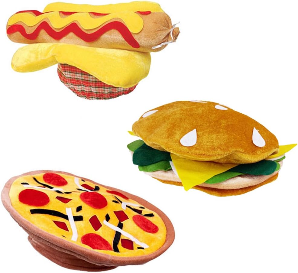 Funny Party Hats Food Hats Chef Hat for Costume Parties