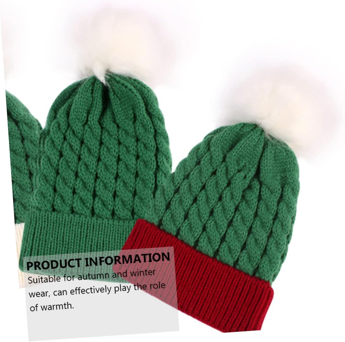 PRETYZOOM Autumn Woolen Knit Hat for Kids