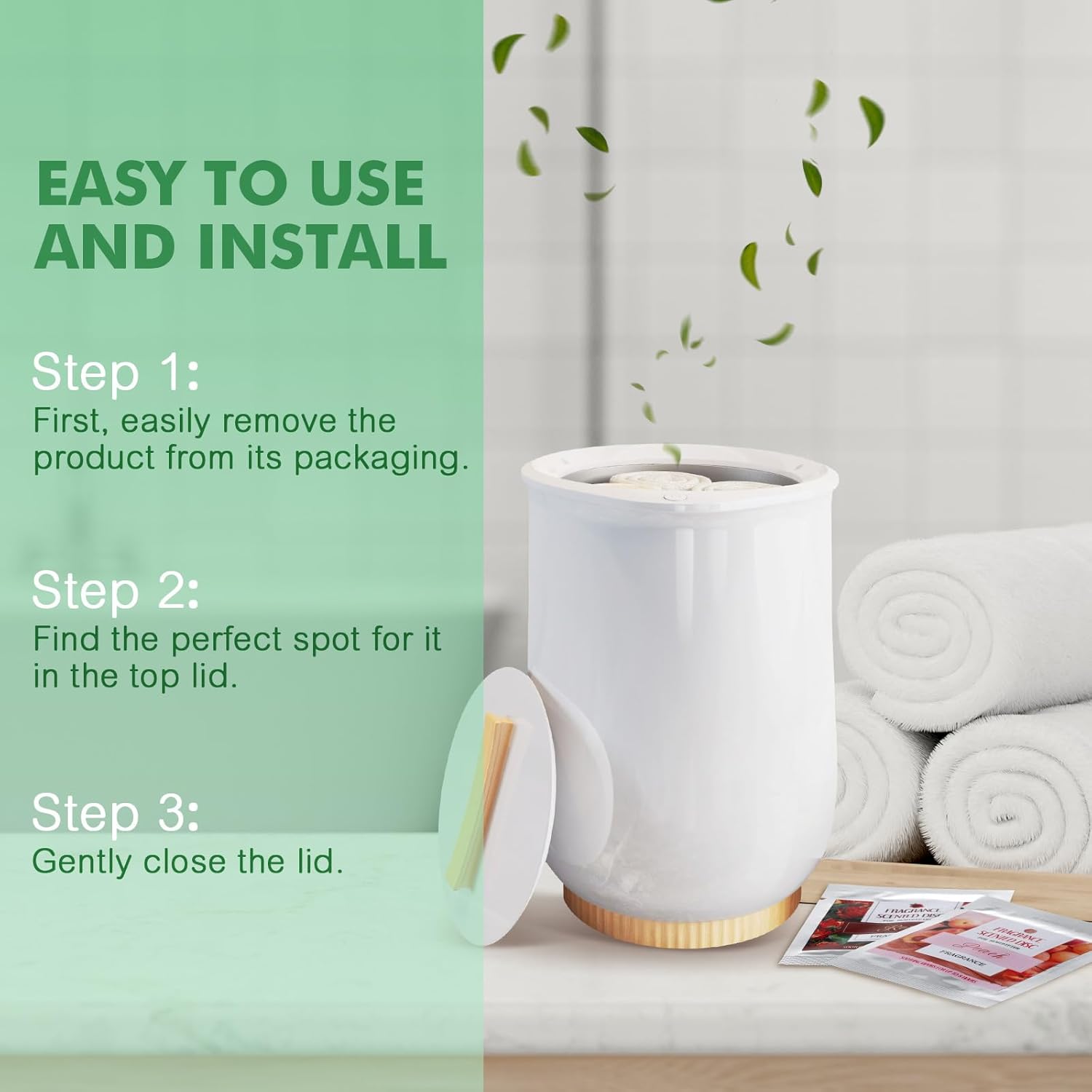 45 Pcs Fragrance Discs for Towel Warmers - 15 Unique Scents