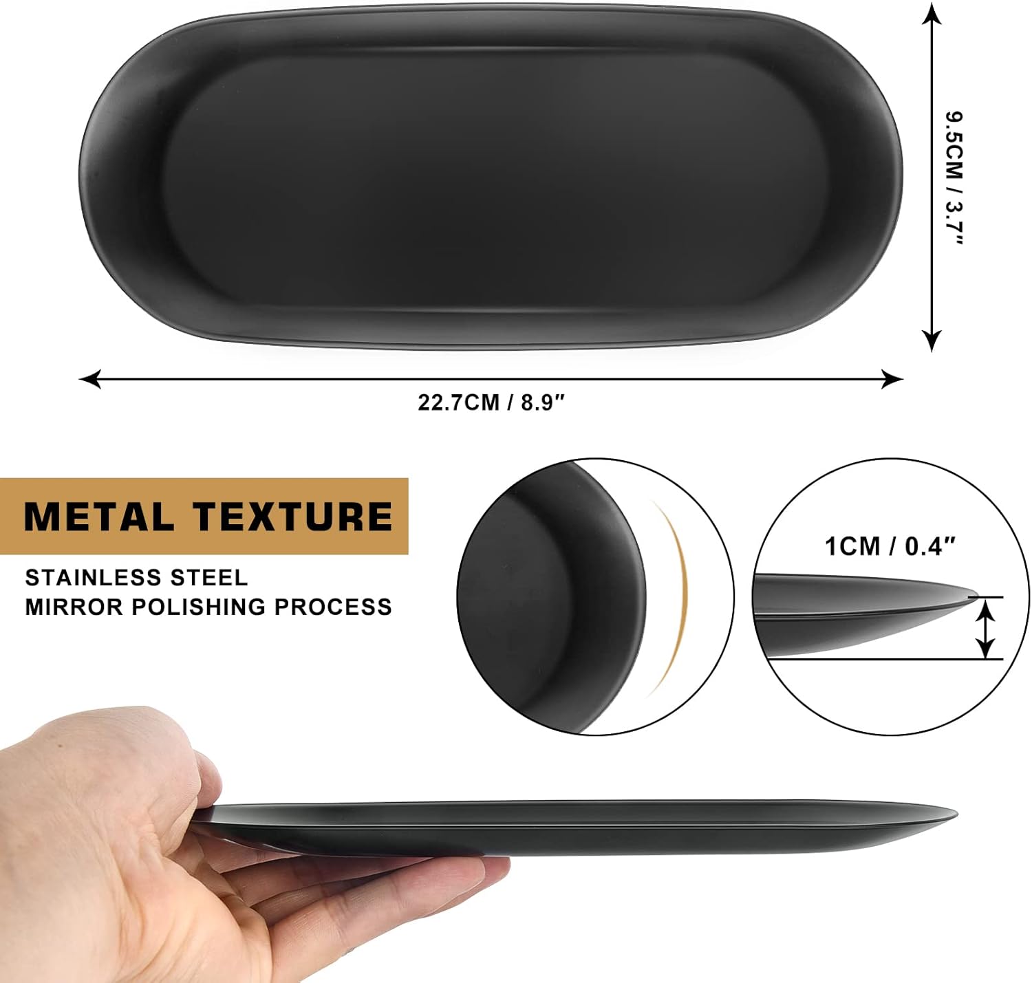 Candle Trimmer Tray - Durable Stainless Steel Storage Tray