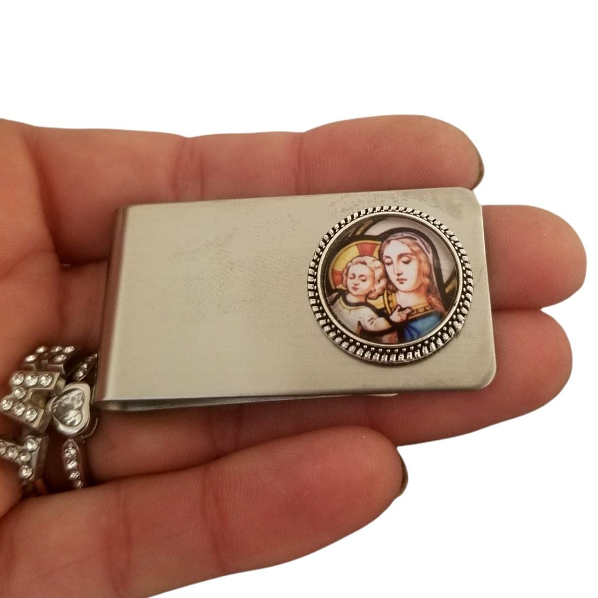 Handmade Religious Money Clip for Men Women