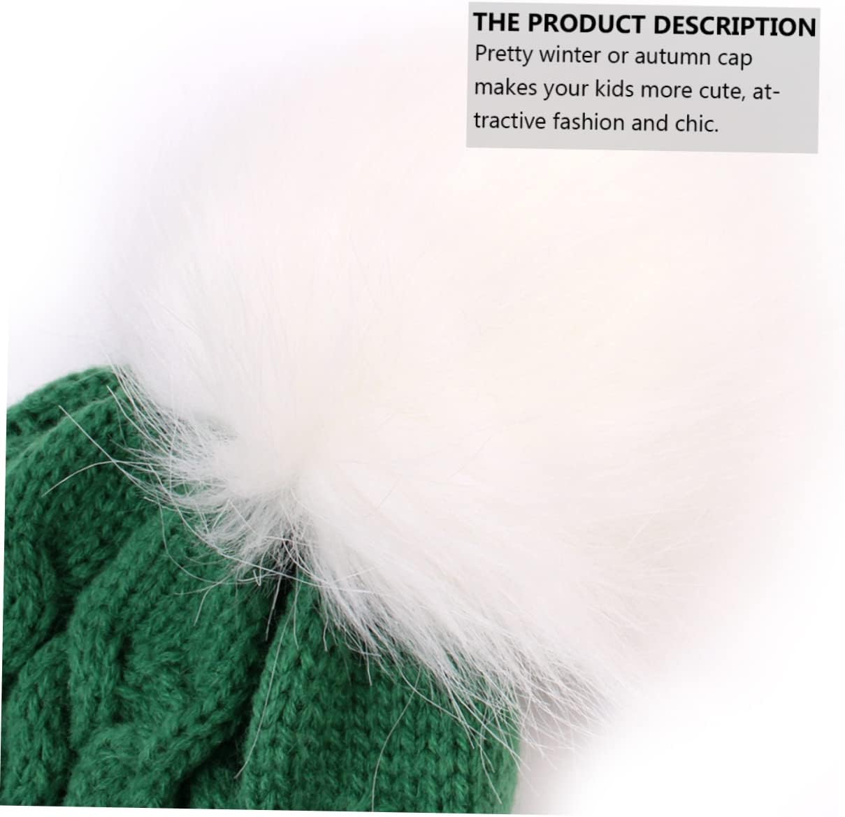 PRETYZOOM Autumn Woolen Knit Hat for Kids