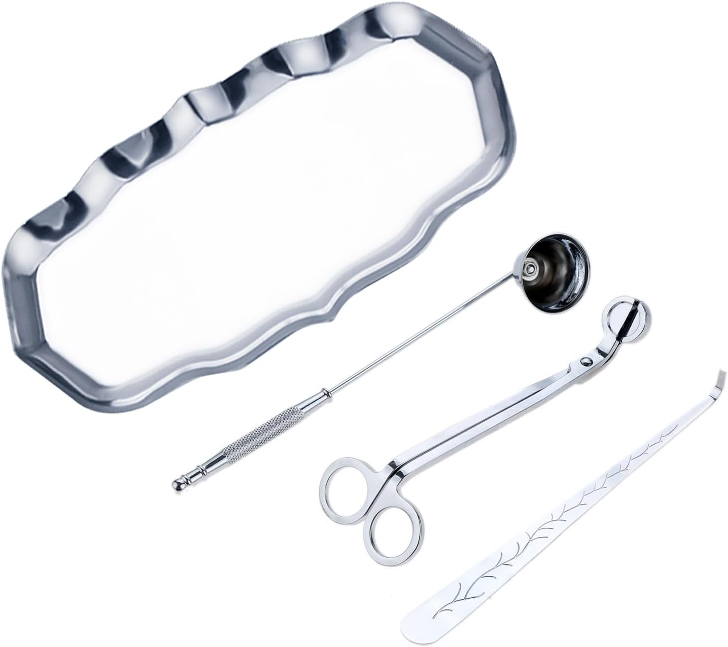 MUXSAM 4-in-1 Candle Care Tool Kit Silver