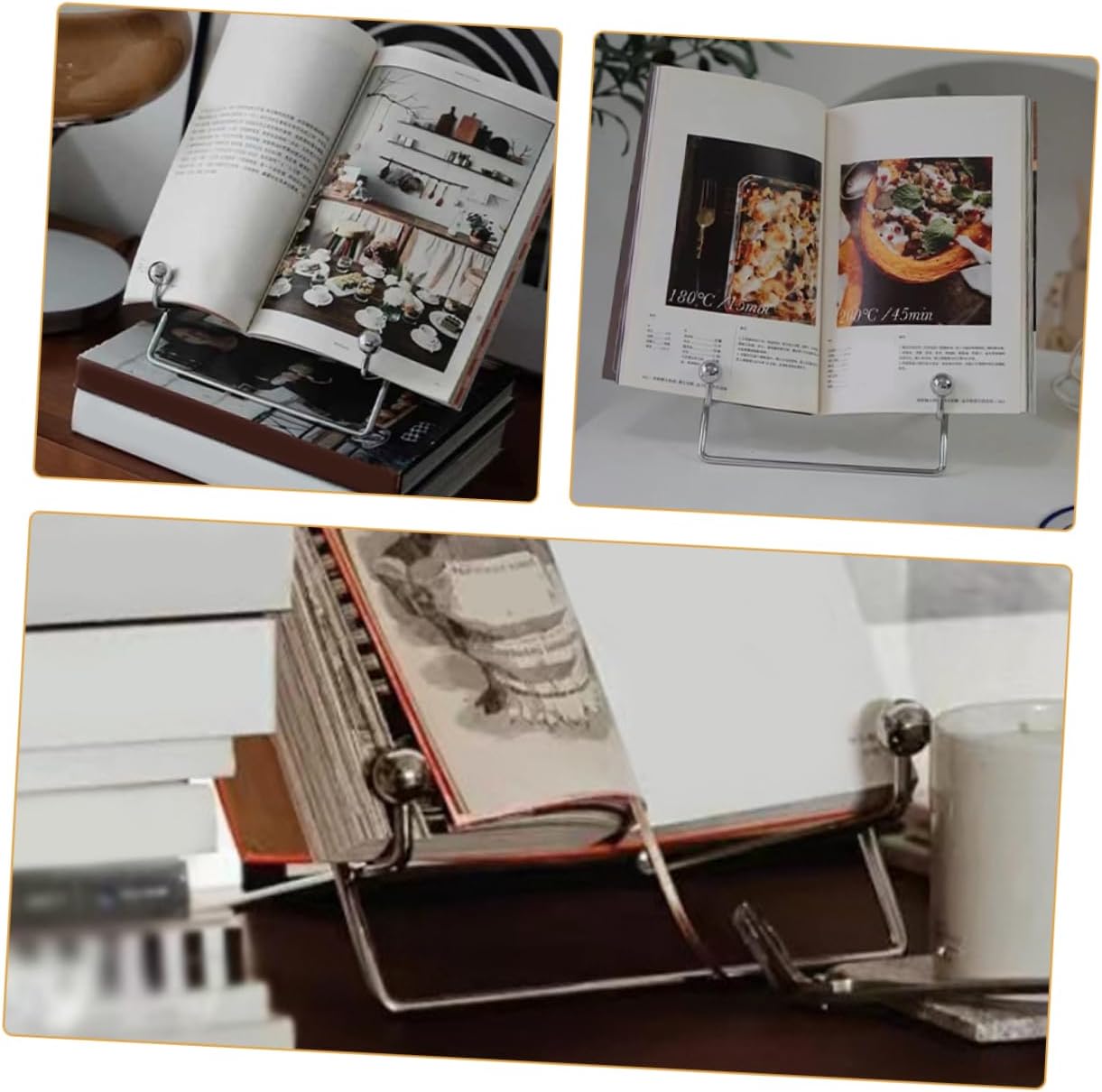 VOSAREA Iron Easel Display Stand for Home Decor