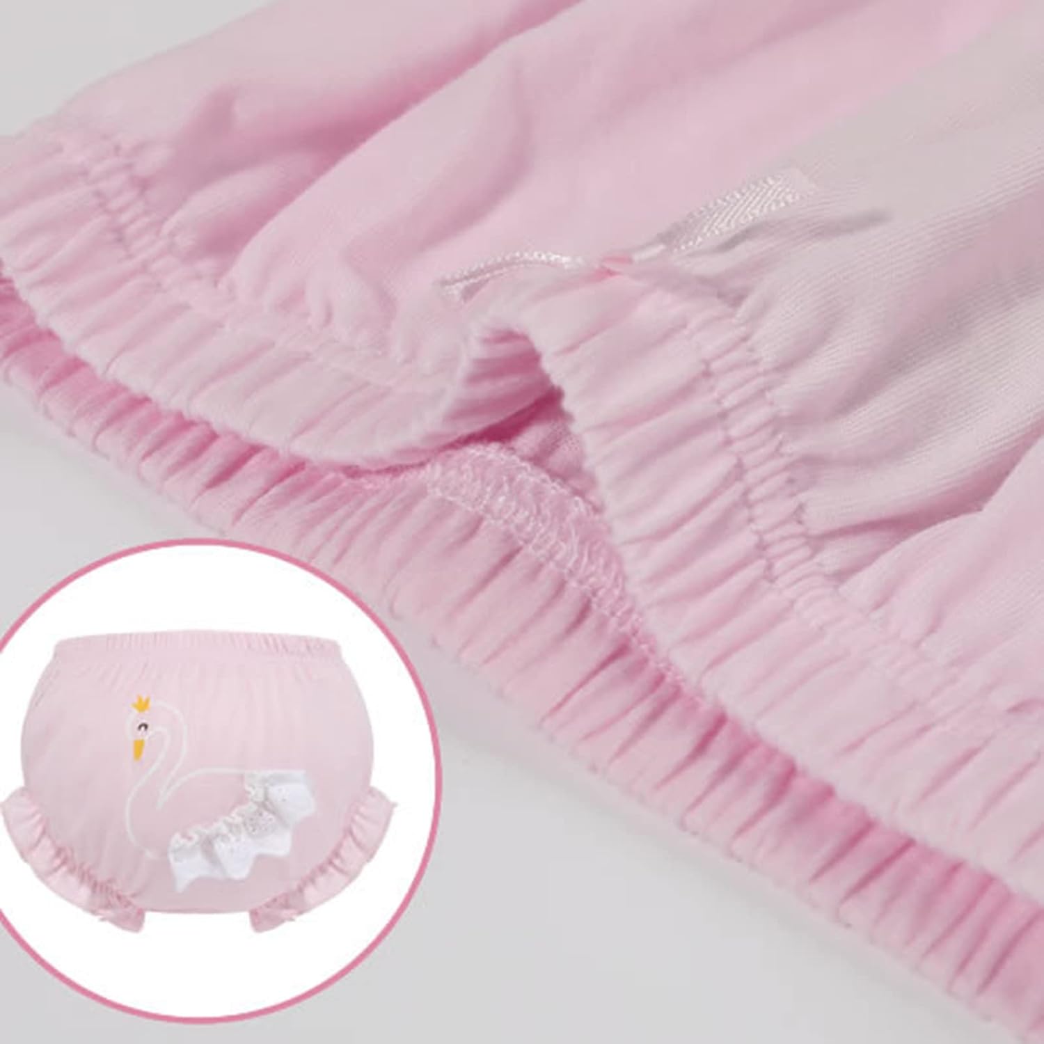 Cute Baby Girl Panty Covers 4 Pack Soft Toddler Briefs