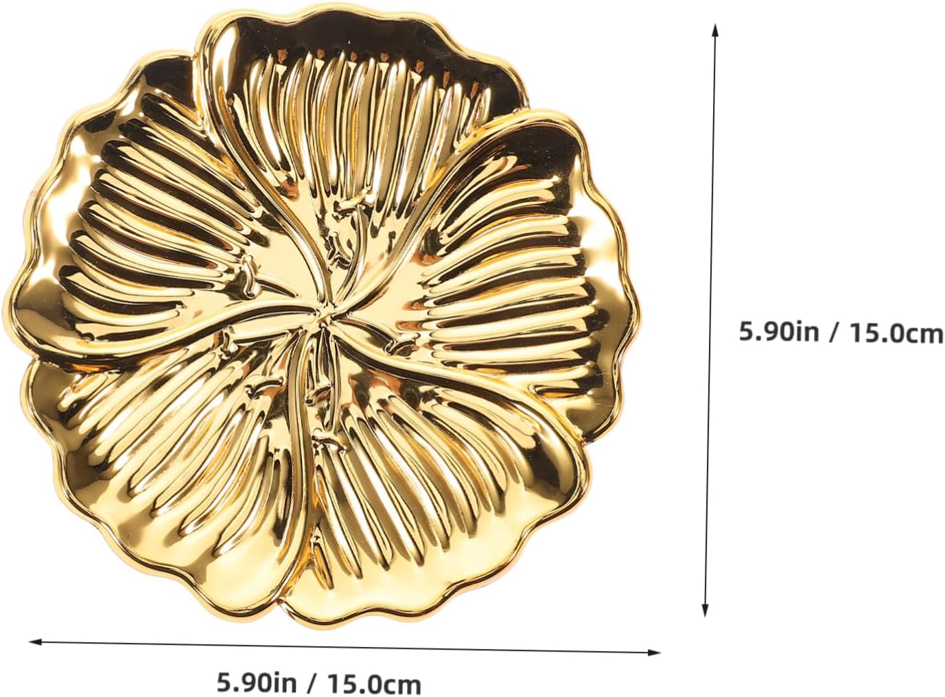 PRETYZOOM Iron Decorative Tray for Candle Teacup Jewelry