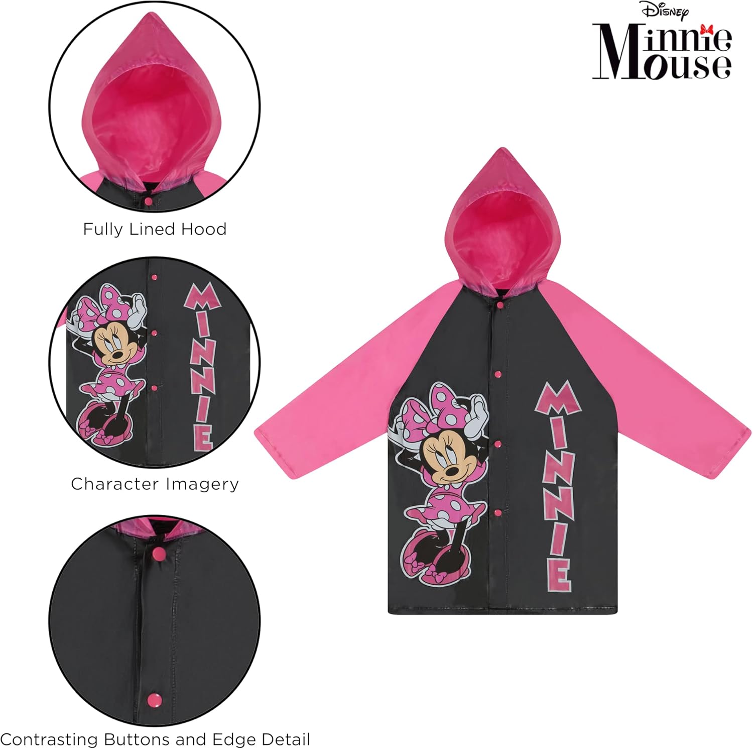Disney Kids Umbrella and Slicker Set for Ages 2-7