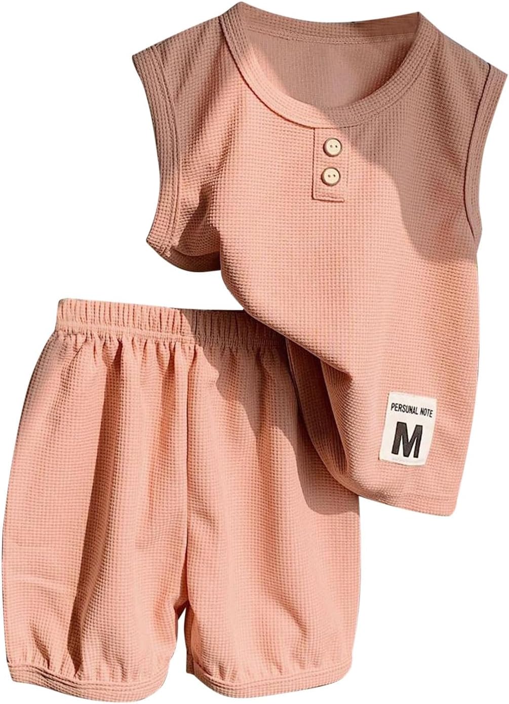 2025 New Summer Childrens Vest Set for Girls 18-24 Months
