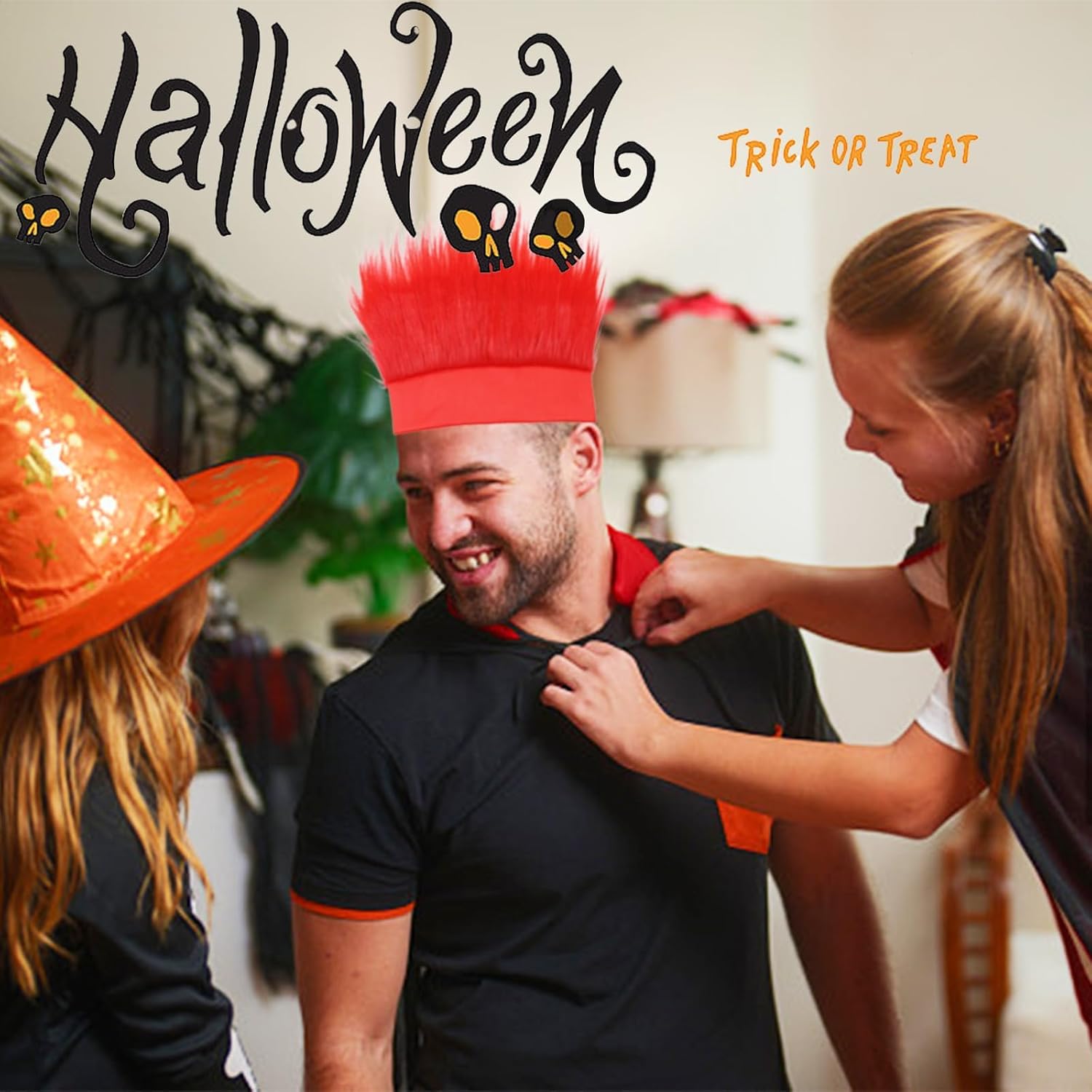 2pcs Halloween Red Headband for Costumes and Parties